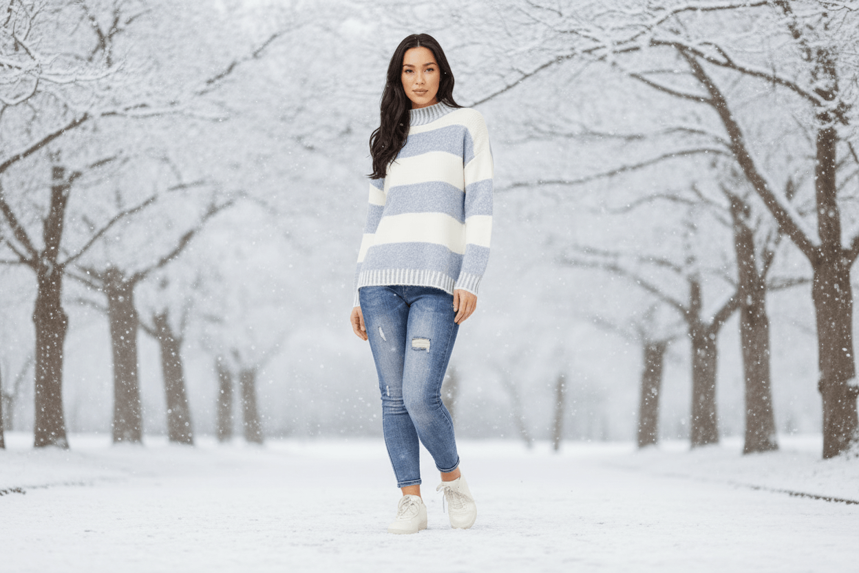 Sophie Striped Knit Caroline Morgan