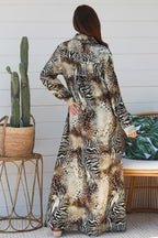 Shirt Dress Zebra Isabella boho