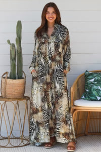 Shirt Dress Zebra Isabella boho