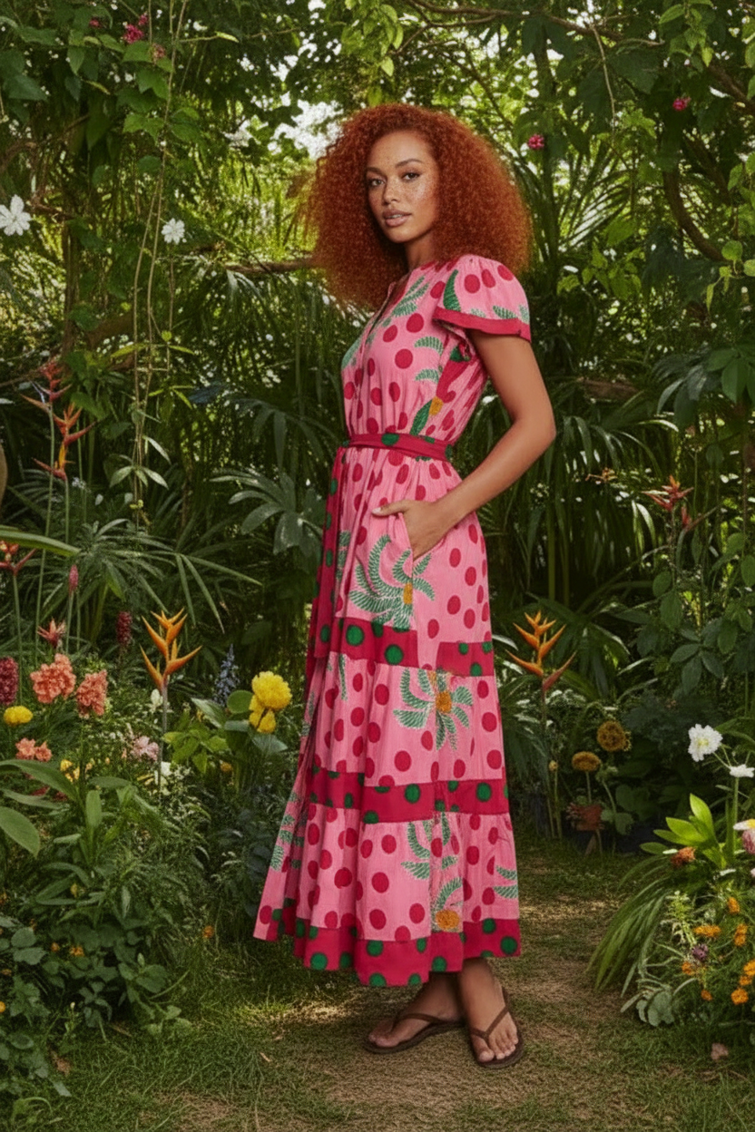 Blanch Midi Dress – Melon