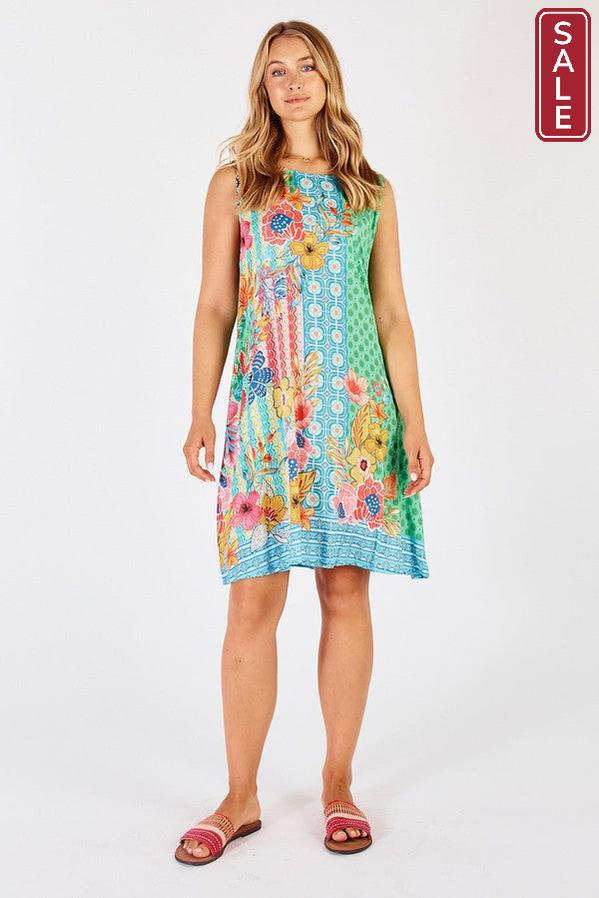 Miranda Swing Dress Sea