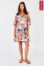 Tivoli Tiered Dress Orchid
