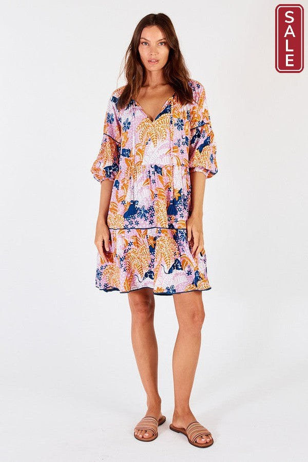 Tivoli Tiered Dress Orchid
