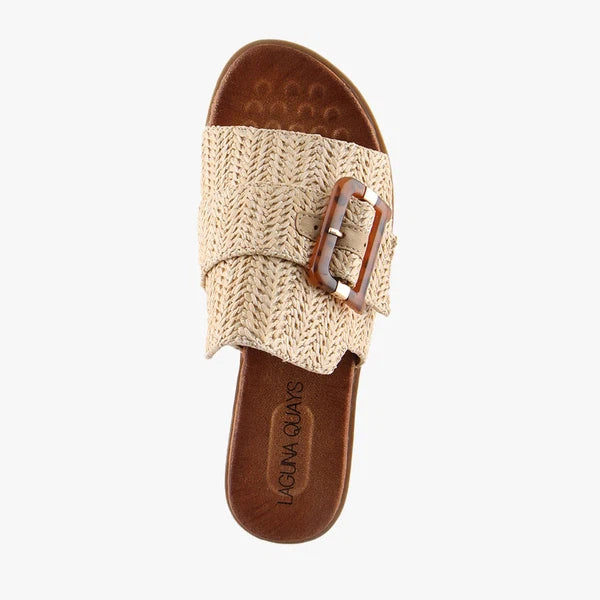Mivari Raffia Slide