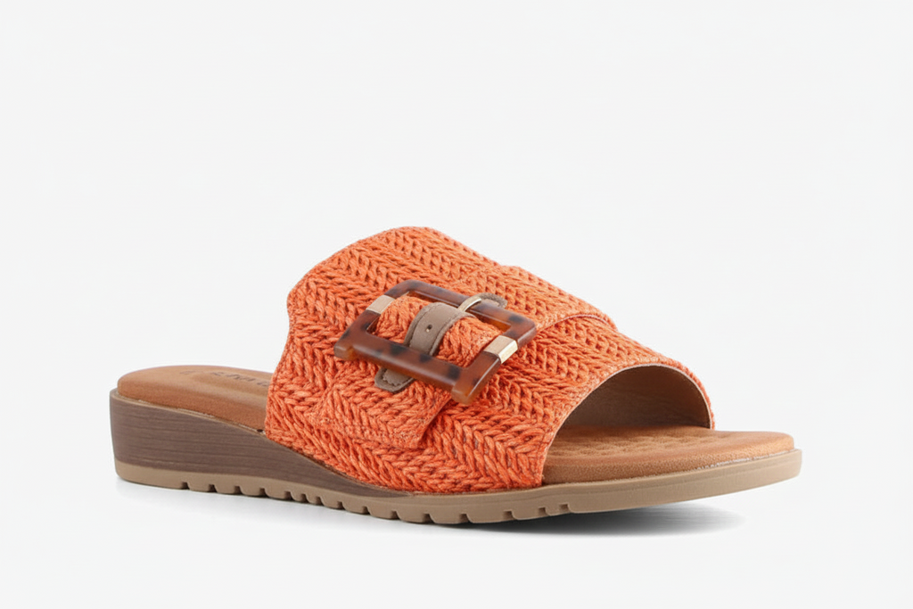 Mivari Raffia Slide
