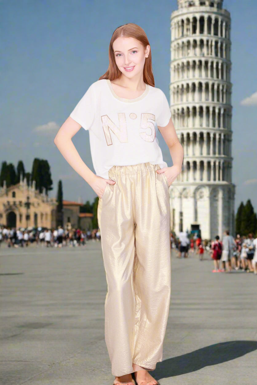 Kanti Gold Pants