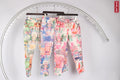 WL Destination Pants displayed in vibrant prints, featuring elastic waist and stylish turnup hem, perfect for summer wear.