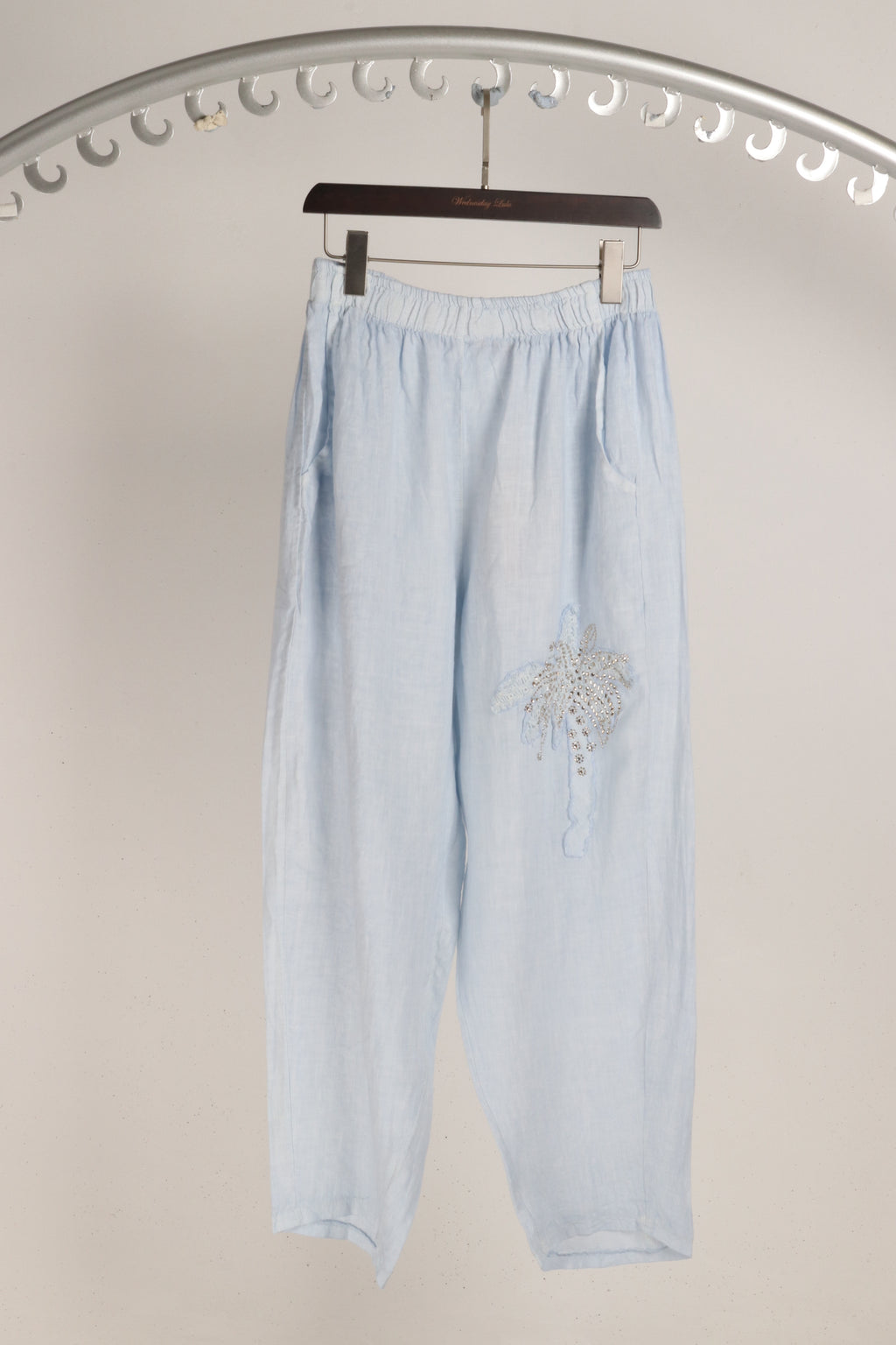 Linen Palm Pants