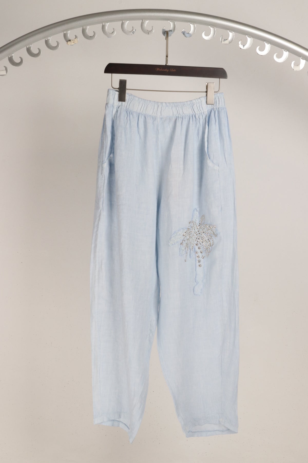Linen Palm Pants