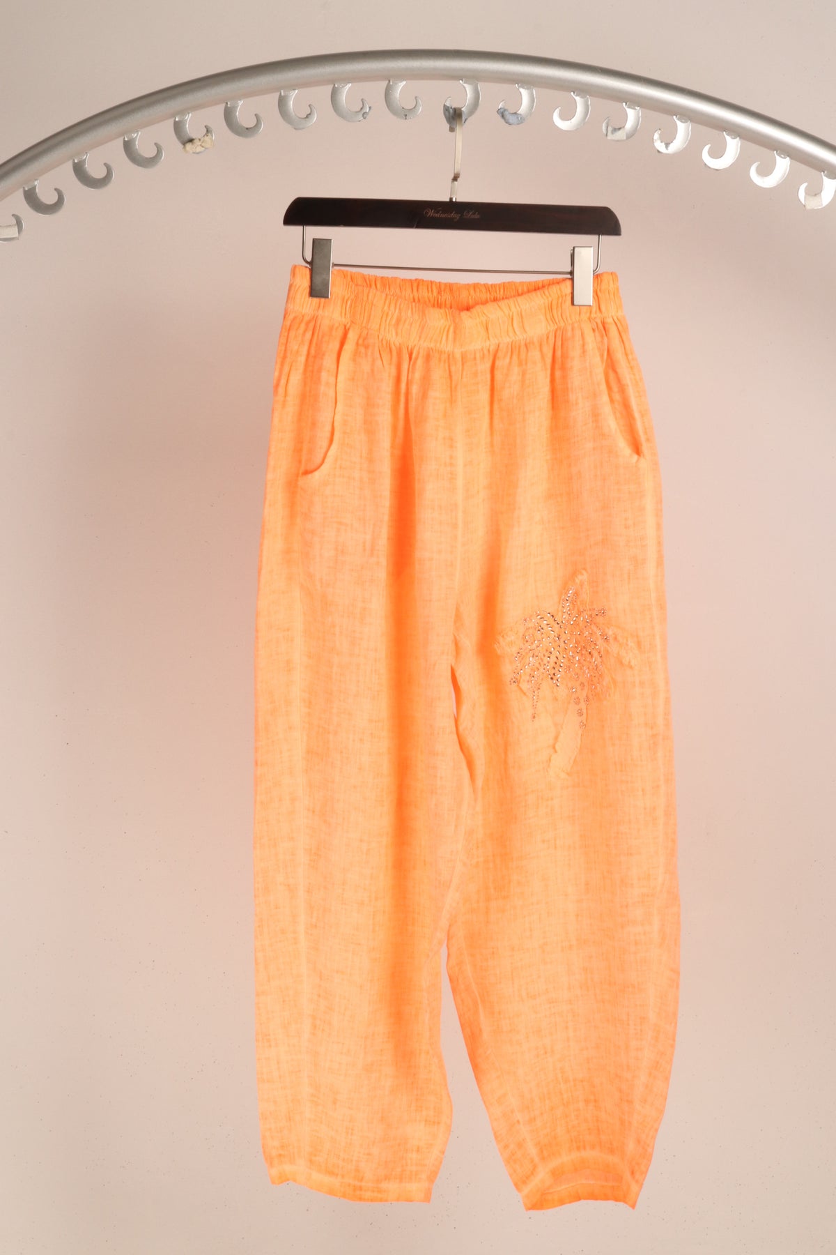 Linen Palm Pants