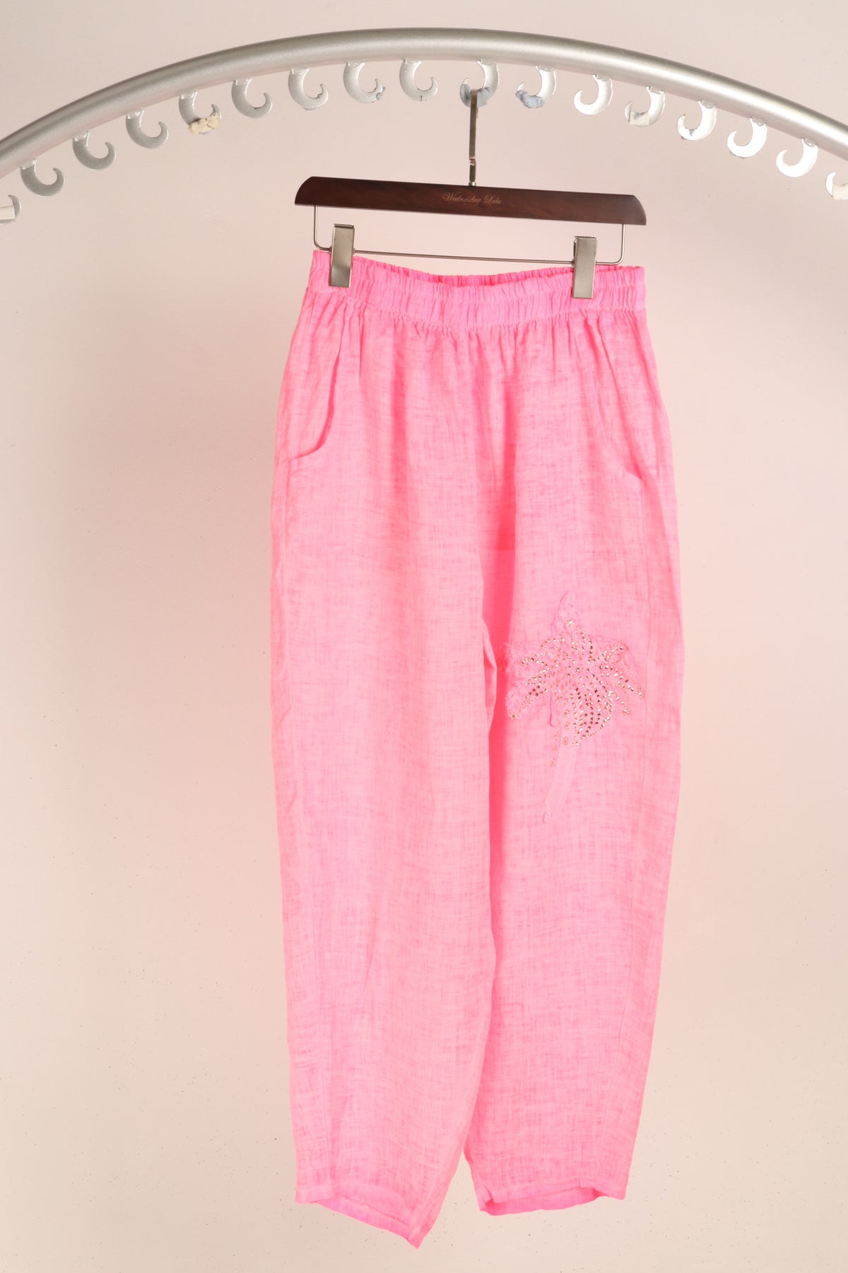 Linen Palm Pants