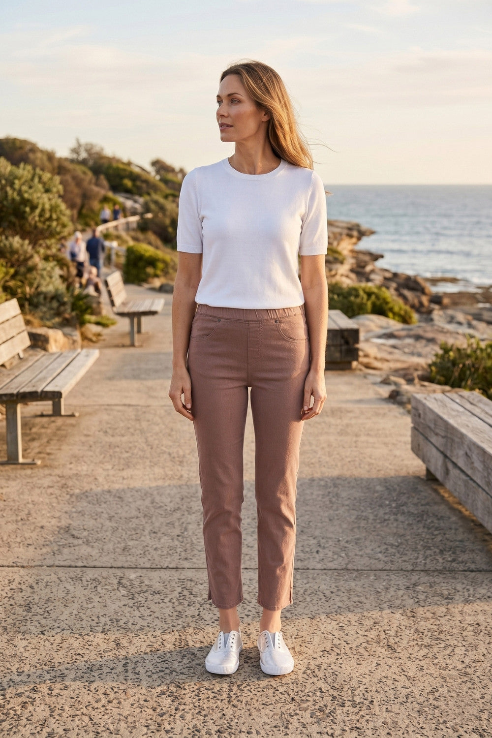 Cafe Latte 7/8 Pants