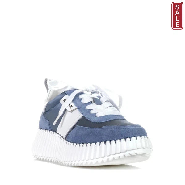 Minx Racer denim suede