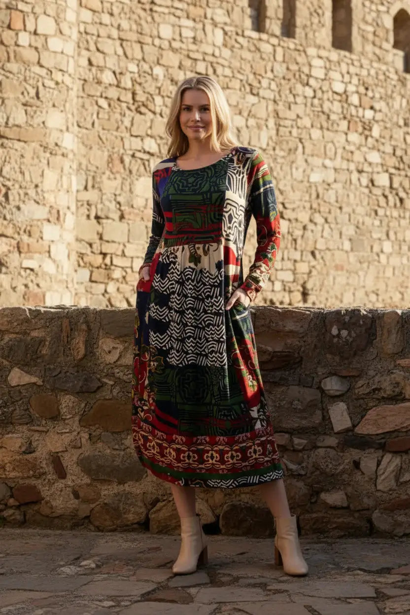 Zapotec Bubble Dress Orientique