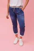 BM Denim 7/8 pants bottega moda