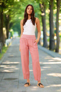 Chrissy Linen Pants bottega moda