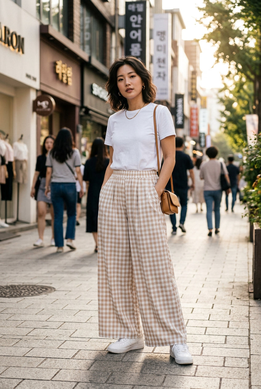 Gingham Pants