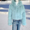 Faux Fur Fox Hooded jacket