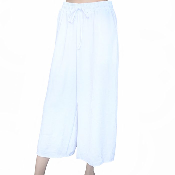 Solid  Crop Pants AUTN