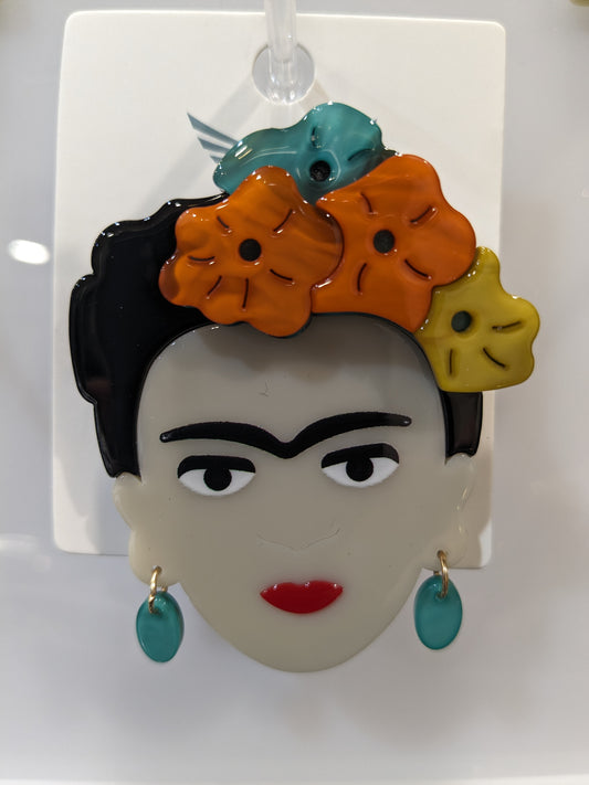 Frida Kahlo Brooch