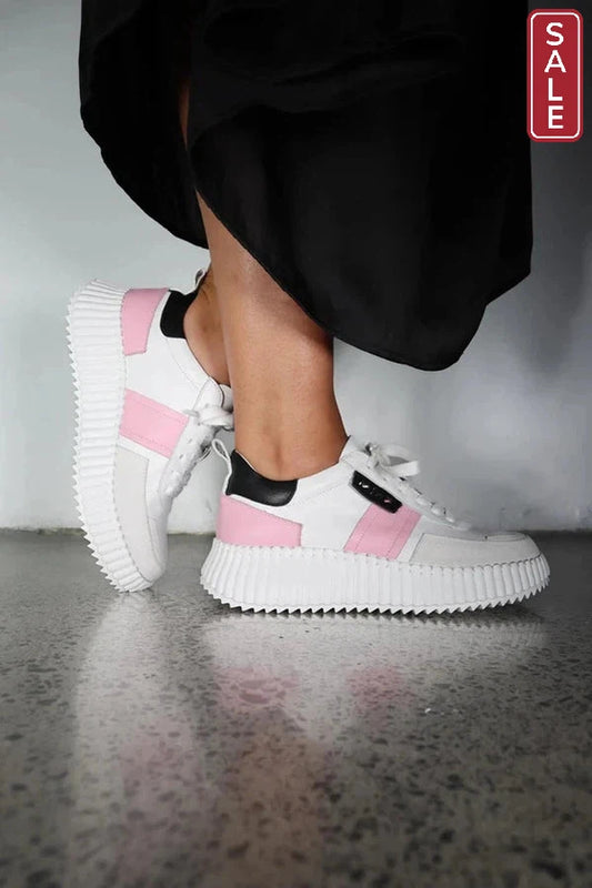 Minx Racer white pink black