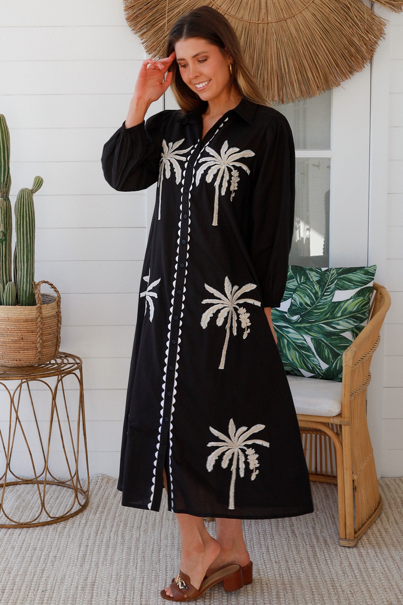 IB  Black Palm Midi