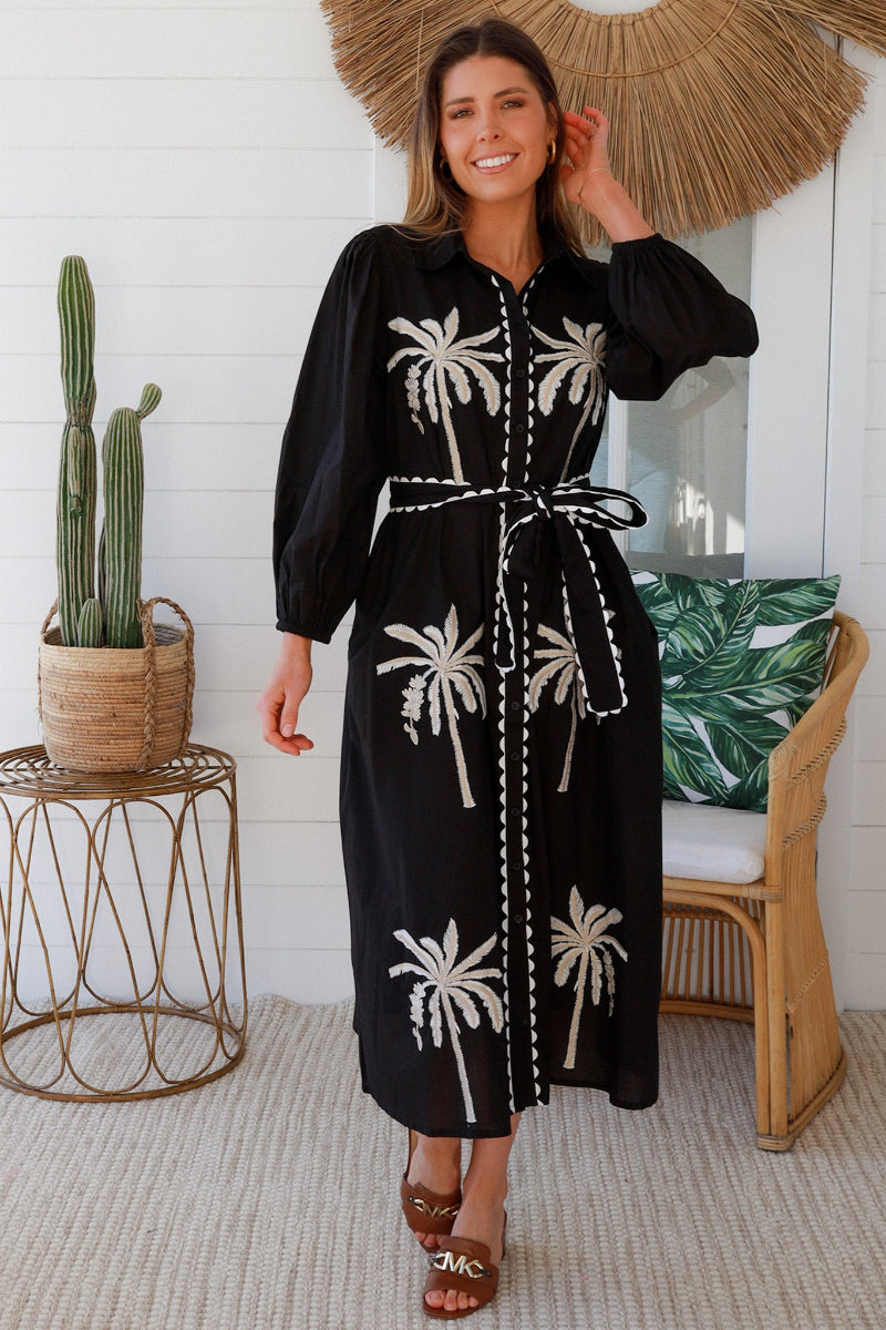 IB  Black Palm Midi
