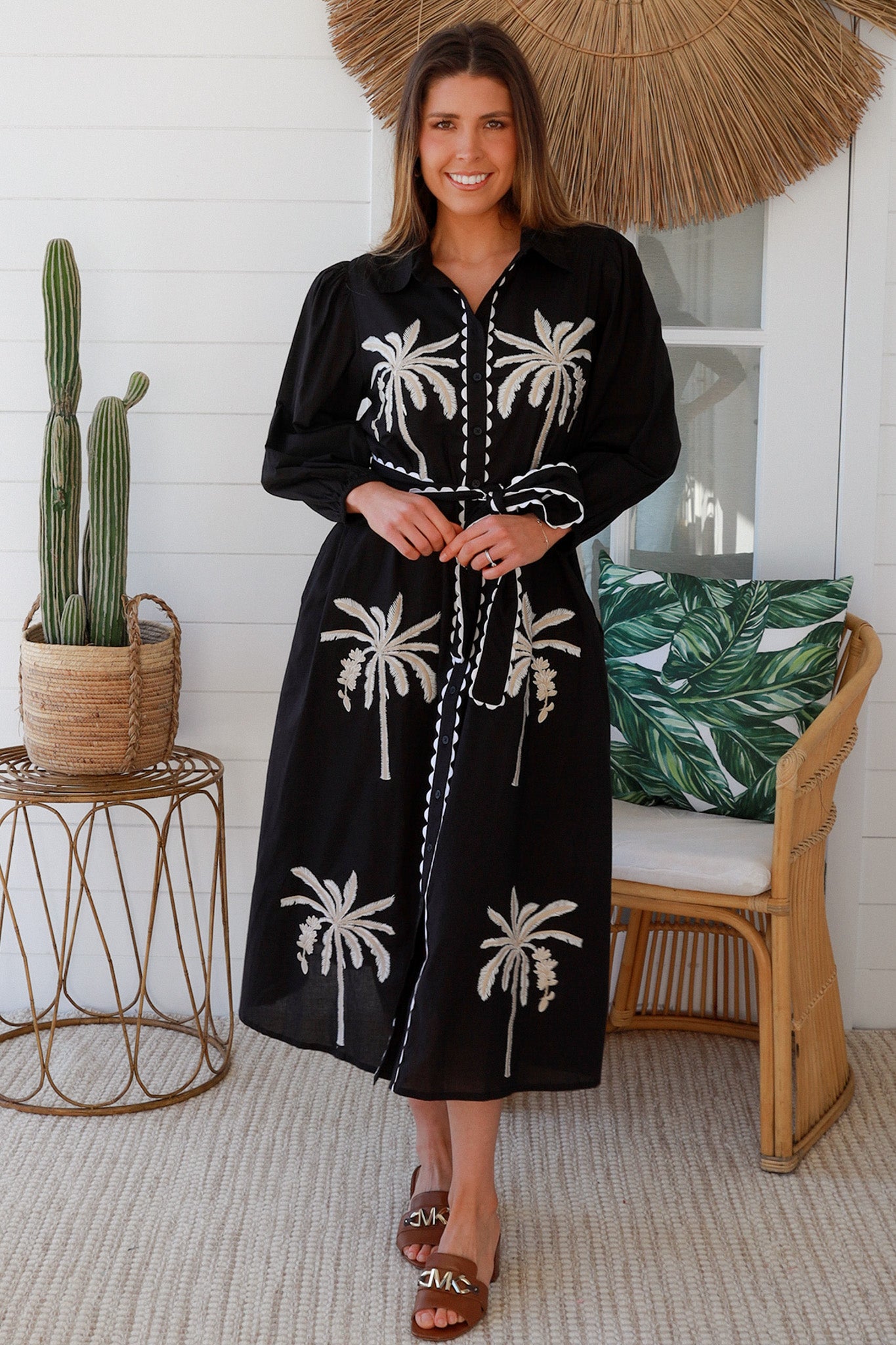 IB  Black Palm Midi