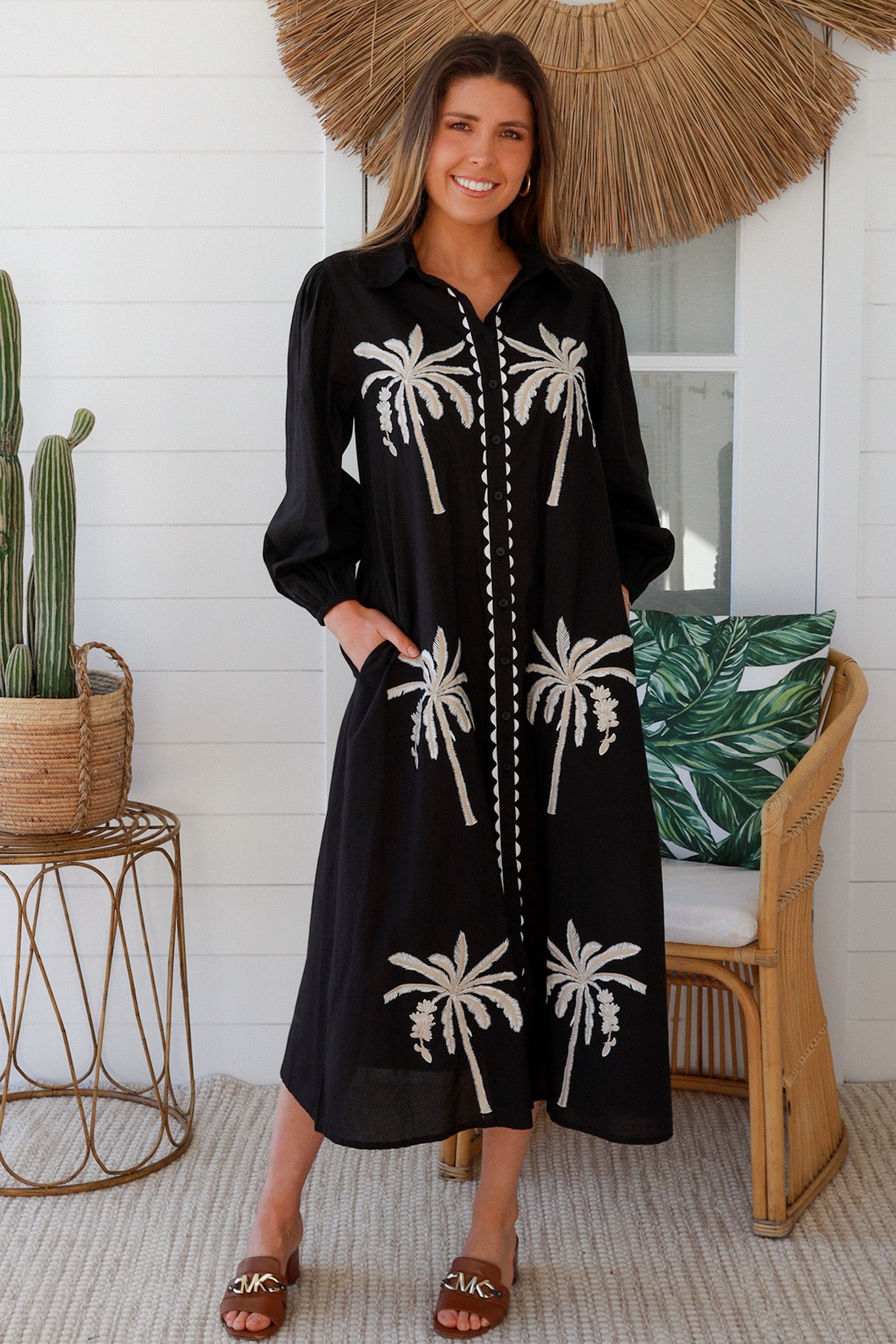 IB  Black Palm Midi