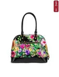 LAUREN PATENT LEATHER DOME BAG
