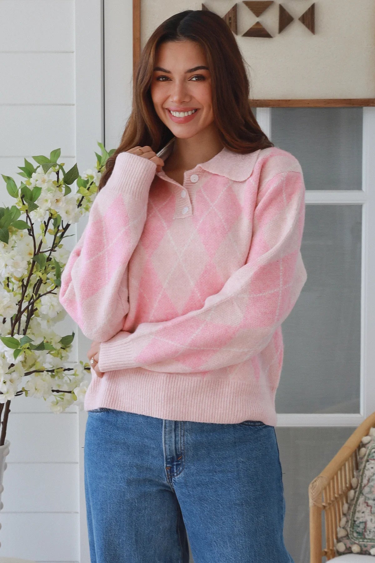 Giustina Collared knit Charlotte The Label