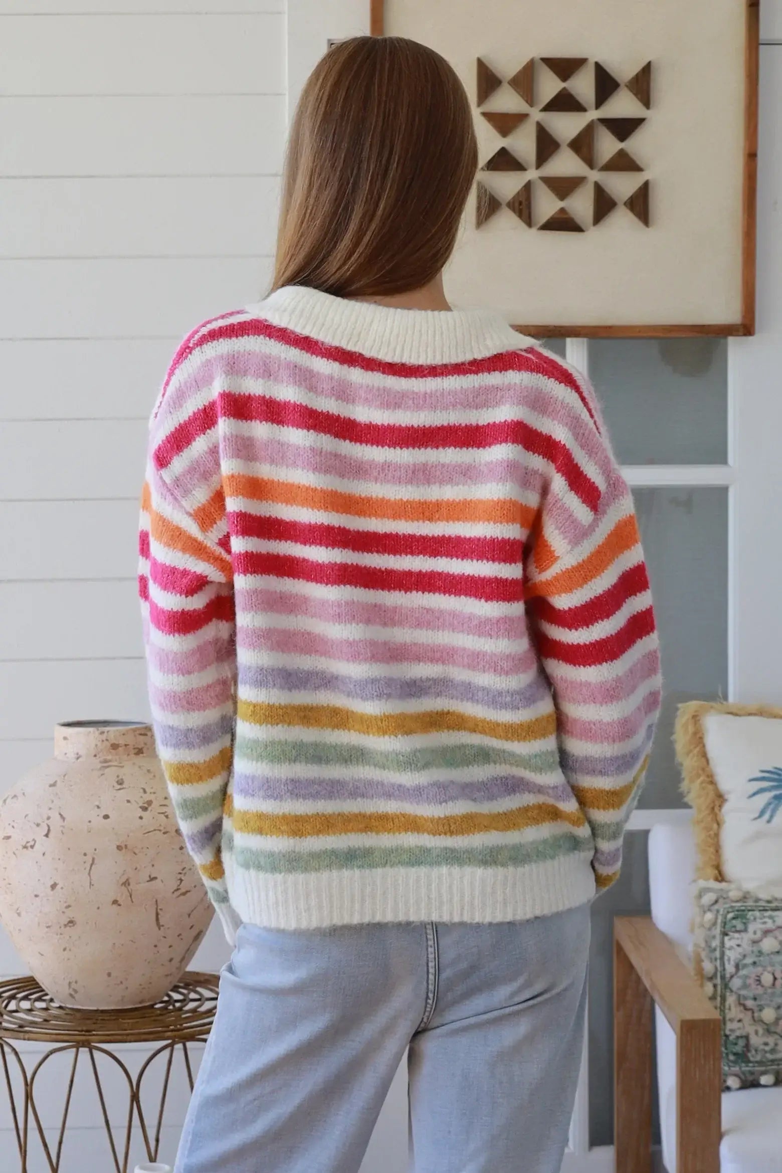 Rainbow Stripe Knit Charlotte The Label