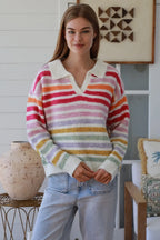 Rainbow Stripe Knit Charlotte The Label