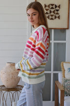 Rainbow Stripe Knit Charlotte The Label