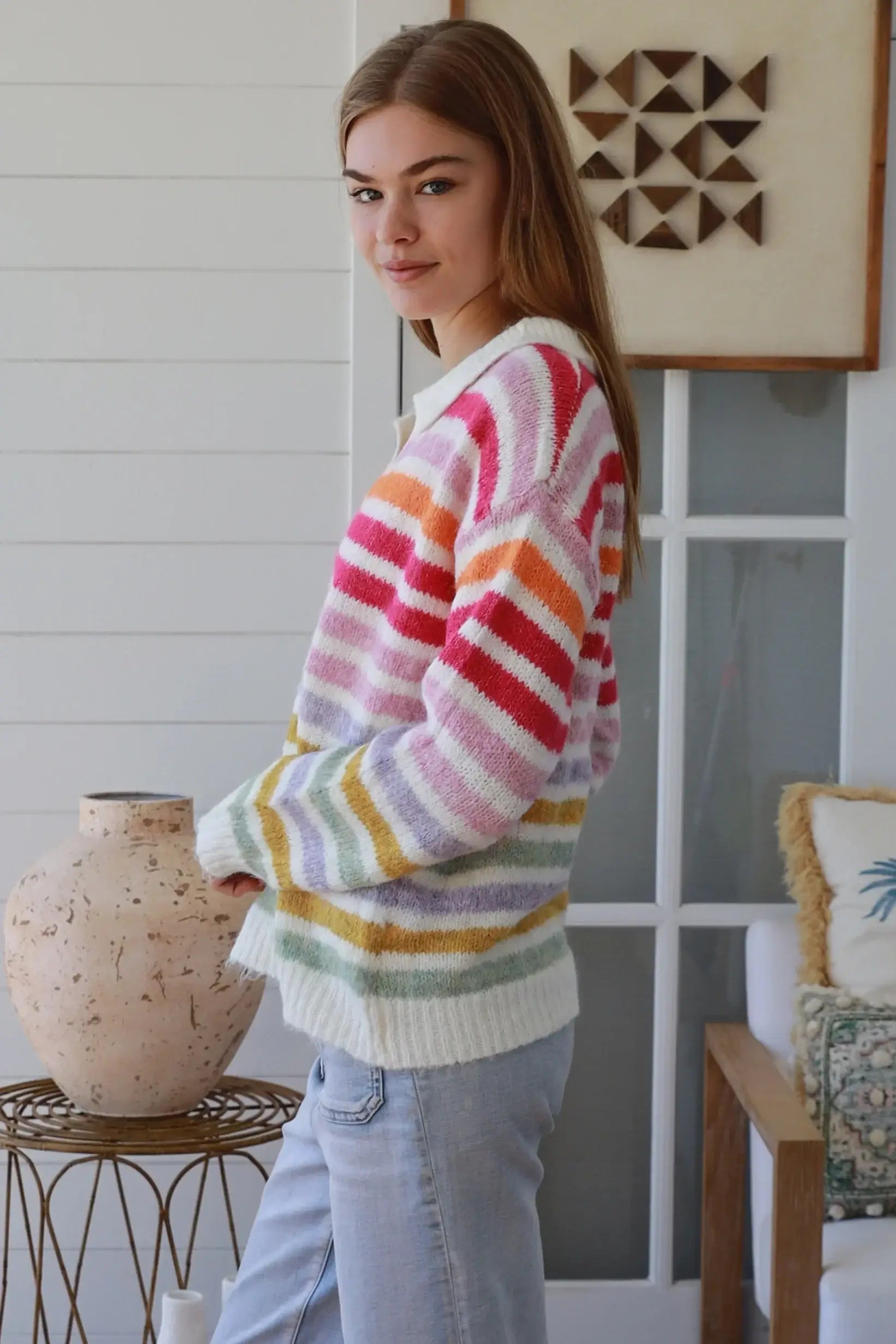 Rainbow Stripe Knit Charlotte The Label