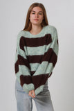 Striped Knit Pink/Blue Isabella Boho
