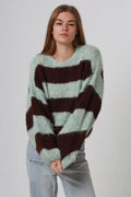 Striped Knit Pink/Blue Isabella Boho