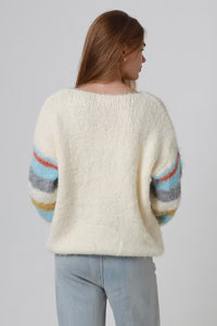 Stripe Sleeve Knit Charlotte The Label