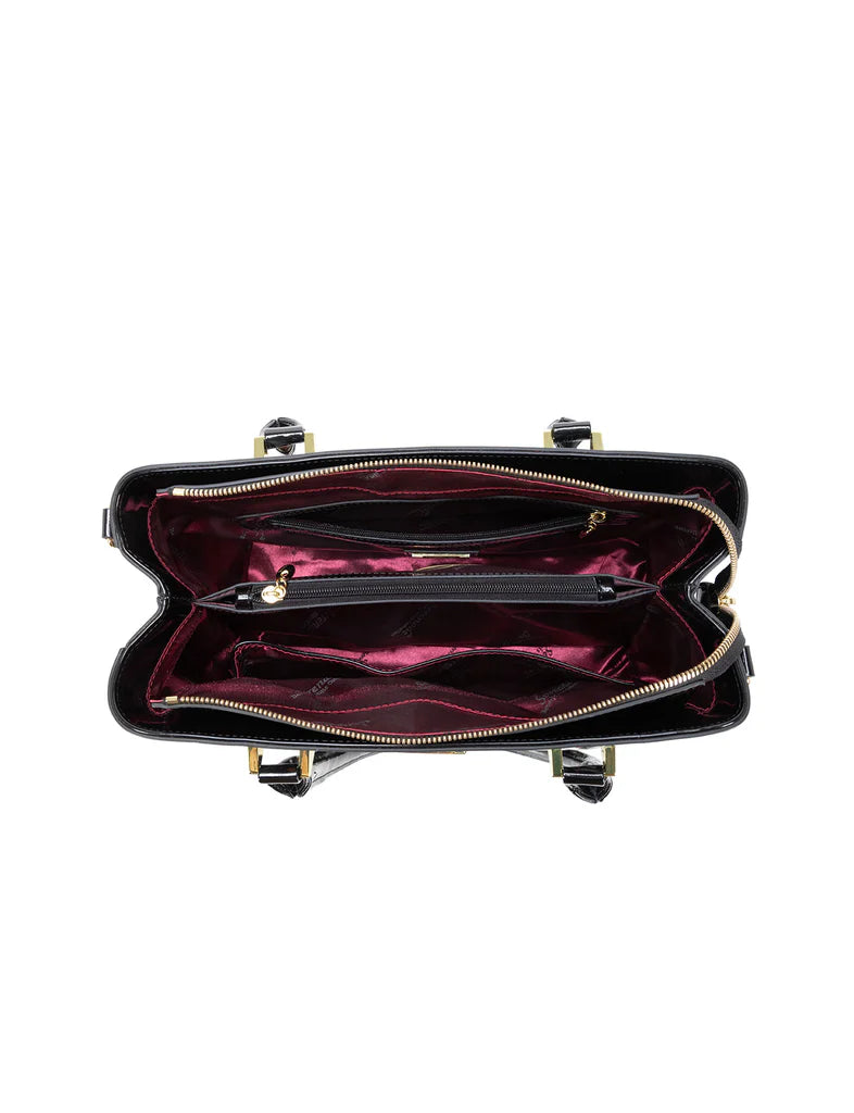 Phyllis Patent Leather Bag
