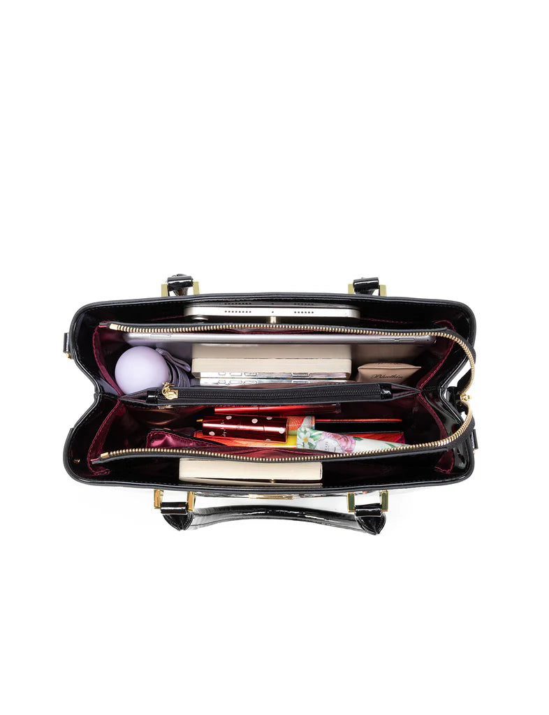 Phyllis Patent Leather Bag