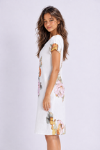 Clare Linen Floral Dress