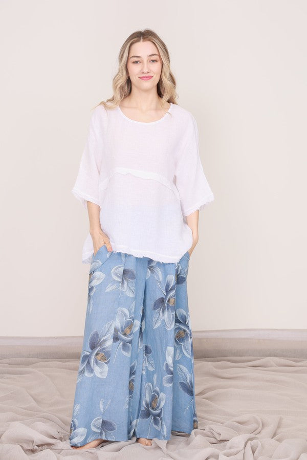 Urvi Linen Pineapple pants