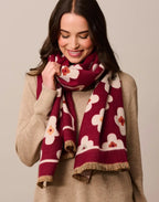 Tiger Tree Cherry Flower Scarf Tiger Tree