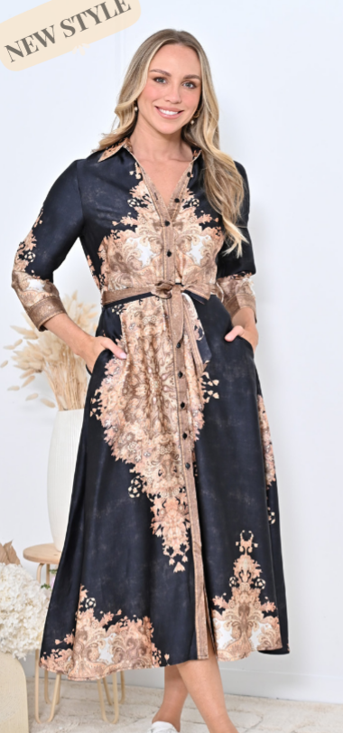 Baroque Shirt Dress