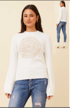 Crochet Motif Jumper