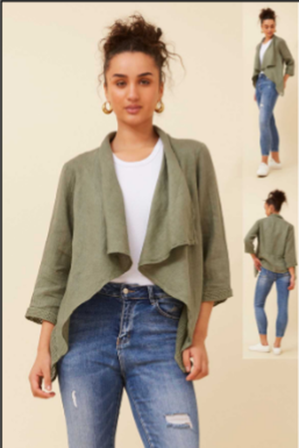 Mia Linen Jacket