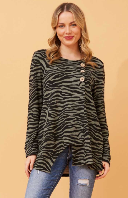 CKM LS Animal button top