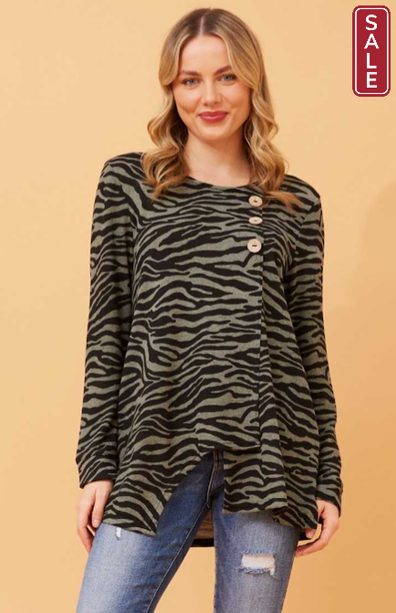 CKM LS Animal button top