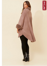 Moscow Poncho -walnut