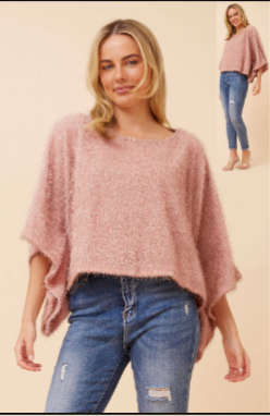 Tarini Eyelash Poncho